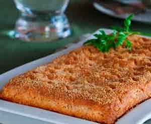 Pastel de Salmón Ahumado y Queso
