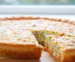 Tarta de Salmón Ahumado